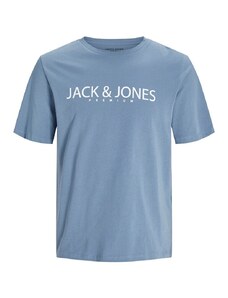 Jack&Jones Blajack Erkek Mavi Bisiklet Yaka Tişört