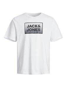 Jack&Jones Steel Erkek Beyaz Bisiklet Yaka Tişört