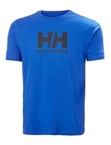 Helly Hansen Logo Erkek Lacivert Yuvarlak Yaka Tişört