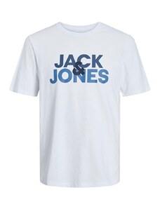 Jack&Jones Cula Erkek Beyaz Bisiklet Yaka Tişört