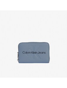 Calvin Klein Jeans Sculpted Kadın Mavi Cüzdan