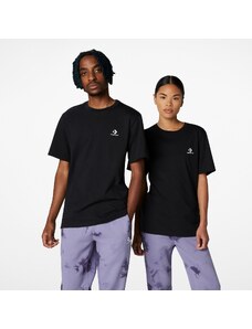 Converse Go-To Embroidered Star Chevron Unisex Siyah T-Shirt