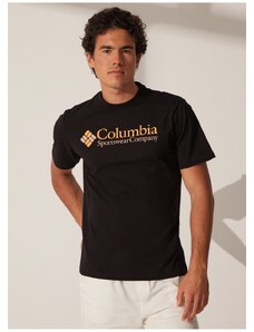 Columbia Siyah Erkek O Yaka Baskılı T-Shirt 9120531010_CS0311
