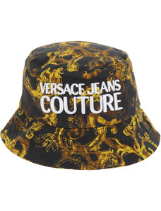 Versace Jeans Couture Erkekler İçin Şapkalar, Kasketler, Kepler, Siyah, Pamuk, 2024, L M S
