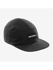 Salomon Five Panel Unisex Siyah Şapka