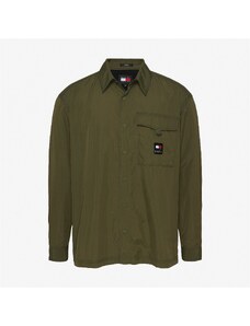 Tommy Jeans Casuallon Overshirt Erkek Yeşil Gömlek