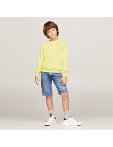 Tommy Hilfiger Logo Erkek Çocuk Sarı Sweatshirt