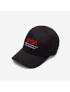 Alpha Industries Nasa Worm Logo Unisex Siyah Şapka