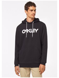 Oakley Siyah - Beyaz Erkek Kapüşonlu Baskılı Sweatshirt FOA402599 B1B PO HOODIE 2.0