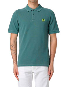Save the Duck Erkekler İçin Polo Tişörtler, Polo Gömlekler, Baskılı Tişörtler, Enginar yeşili, Pamuk, 2024, L M S XL