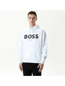 Boss Sullivan 16 Erkek Beyaz Sweatshirt