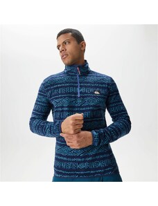 Quiksilver Aker Hz Fleece Erkek Mavi Sweatshirt