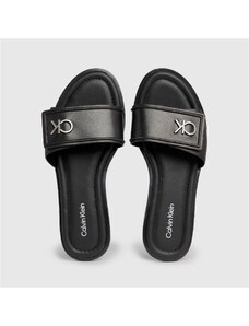 Calvin Klein Almond Flat Kadın Siyah Sandalet