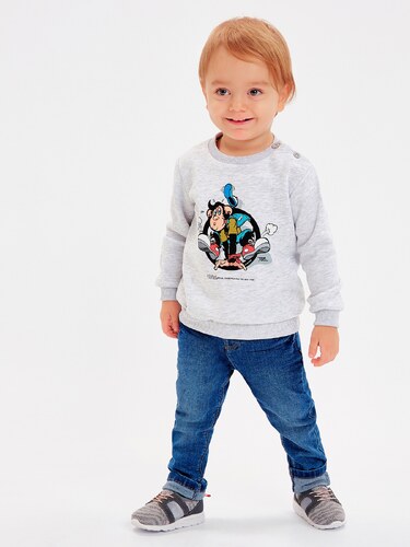 Lc Waikiki Erkek Bebek Sweatshirt Gri Glami Com Tr