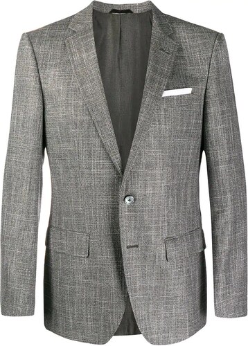 boss grey blazer