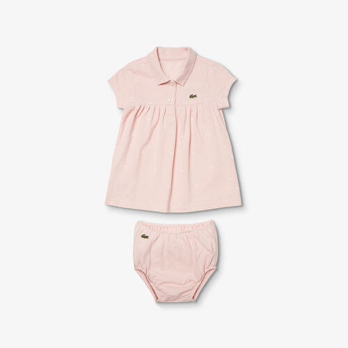 Lacoste Cocuk Baskili Kisa Kollu Acik Pembe Pijama Glami Com Tr