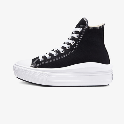 womens converse chuck taylor move platform low top black