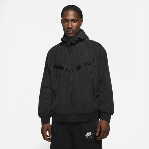 hooded windrunner jacket