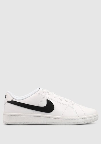 black and white nike court royale