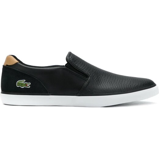 lacoste slip on leather