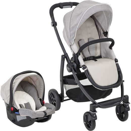 Graco Evo Travel Sistem Bebek Arabasi Puset Almond Beige Glami Com Tr