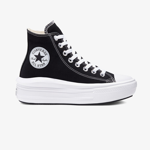 womens converse chuck taylor move platform low top black