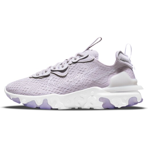 nike reacts purple and white