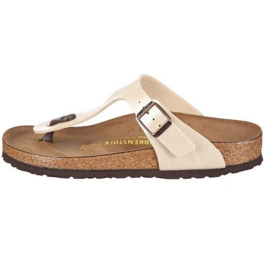 birkenstock gizeh pearl white