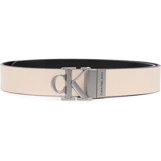 calvin klein logo buckle belt