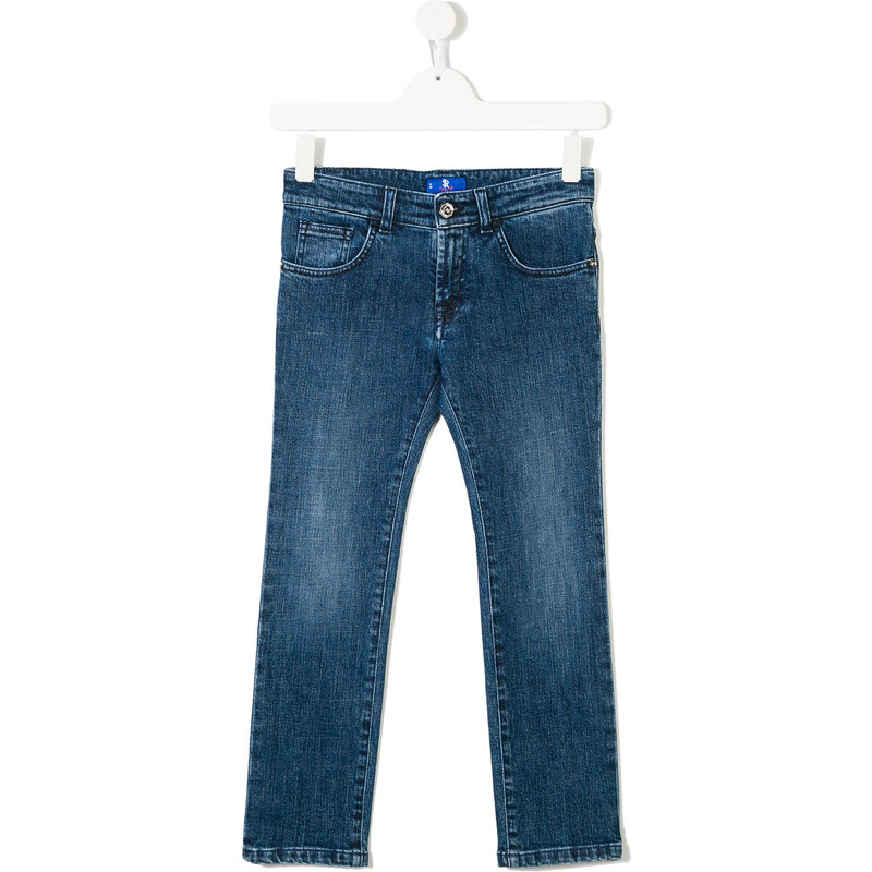 Stefano Ricci Kids regular slim-fit jeans - Blue 