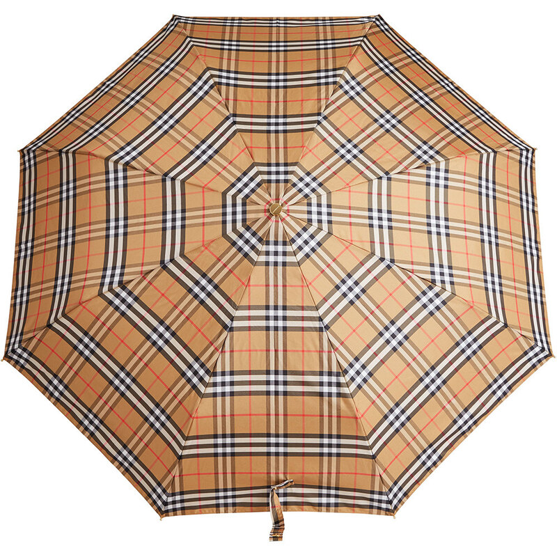 Burberry vintage check folding umbrella best sale