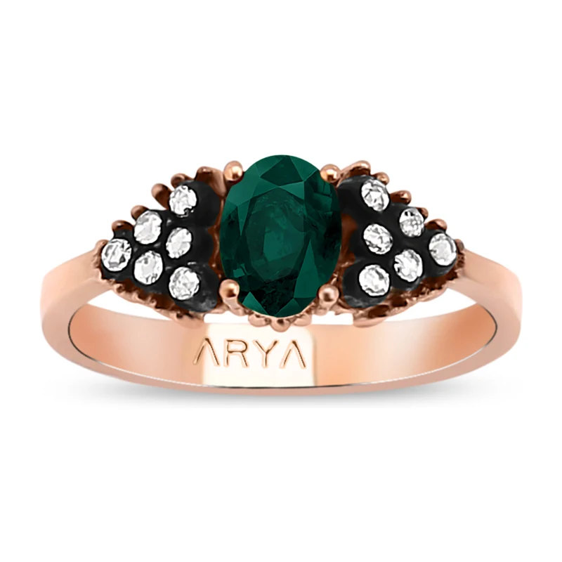 Arya Pırlanta 1 02 Karat Zümrüt Elmas Yüzük