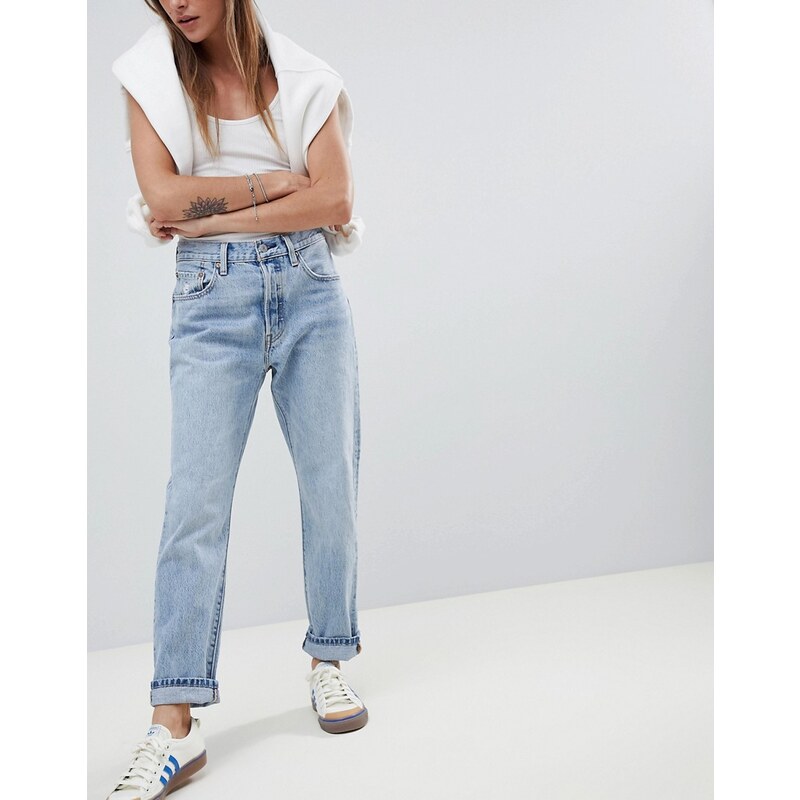 Levis Line 8 Levi s 501 Crop Jean in Lightwash Lovefool Glami