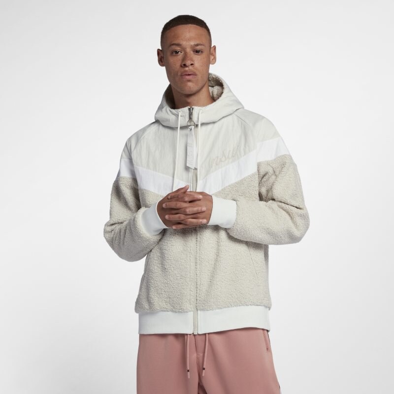 Nike sportswear store windrunner sherpa jacket