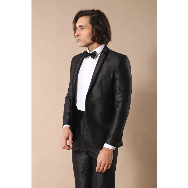 Slim Fit Lapel Detailed Tuxedo | Wessi