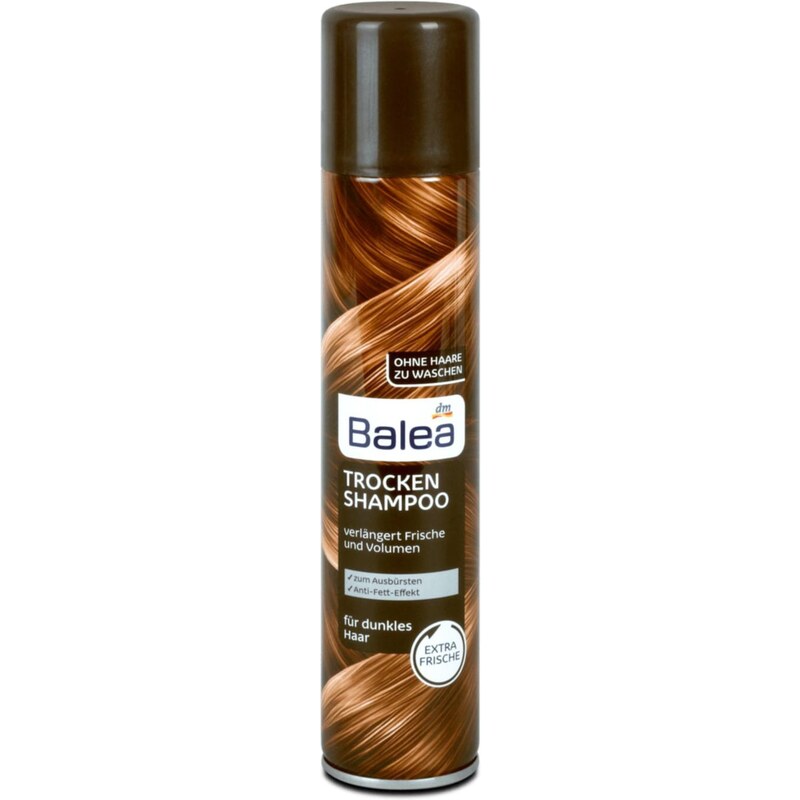 BALEA Vegan Koyu Saçlar için Hacimlendirici Kuru Şampuan 200 ml 4010355417114