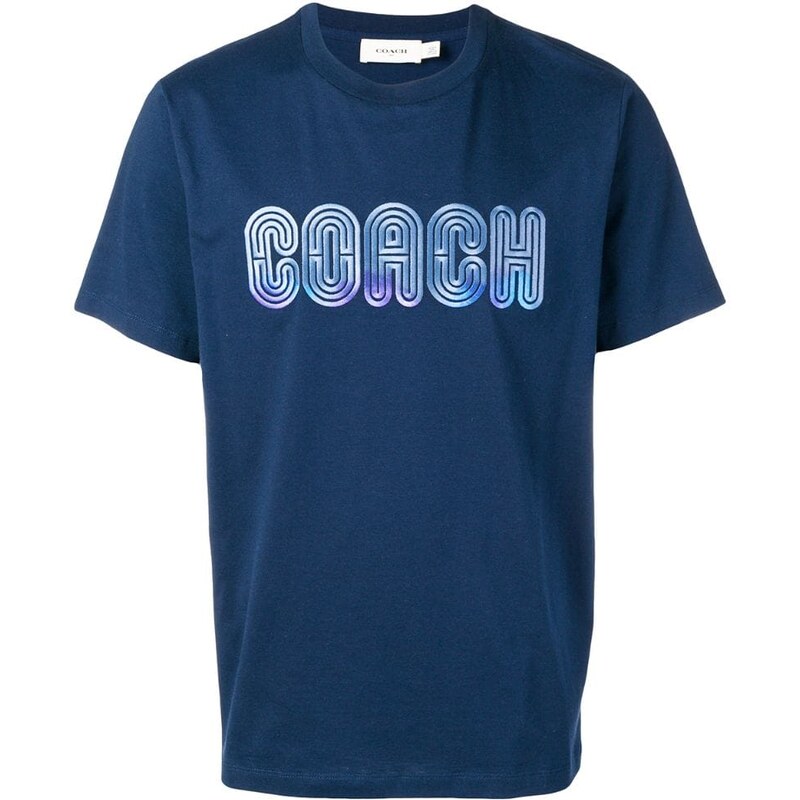 Coach embroidered logo T shirt Blue Glami