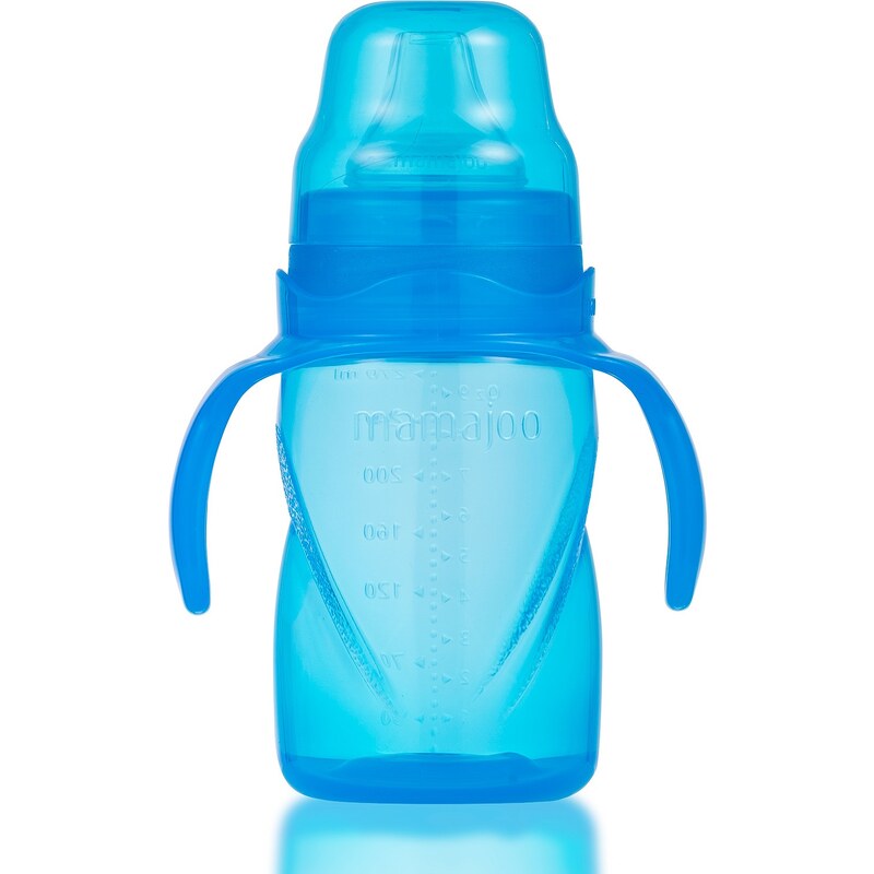 Mamajoo Kulplu Eğitici Bebek Bardağı 270 ml Mavi