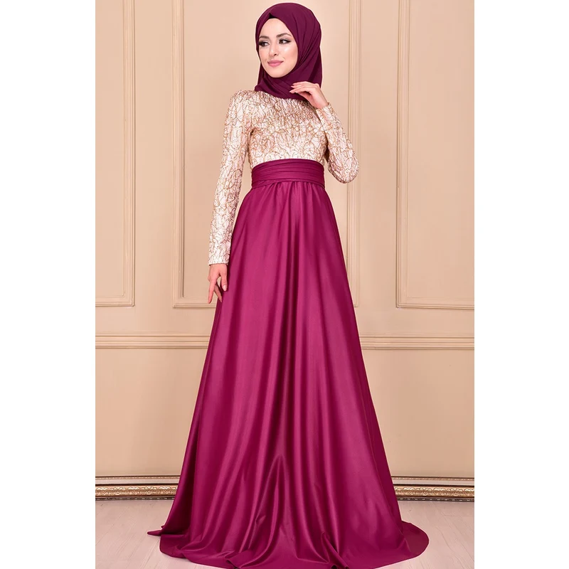 Gold Liseli Evening dresses Dress Sarabi ASM1043