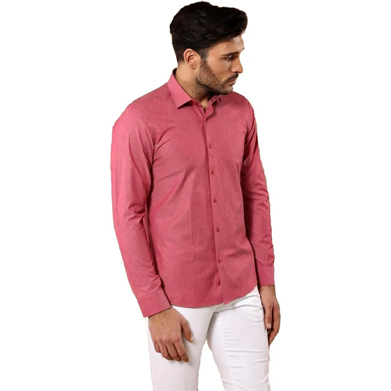 Dot-Patterned Pink Shirt | Wessi
