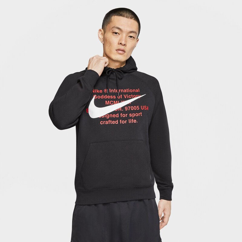 Nike Sportswear Swoosh Erkek Siyah Kapu onlu Sweatshirt.CJ4863.010 Glami