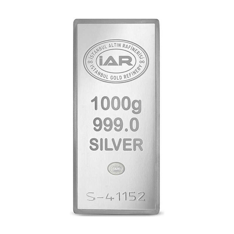 Harem Altın 1000 Gram IAR Gümüş Külçe