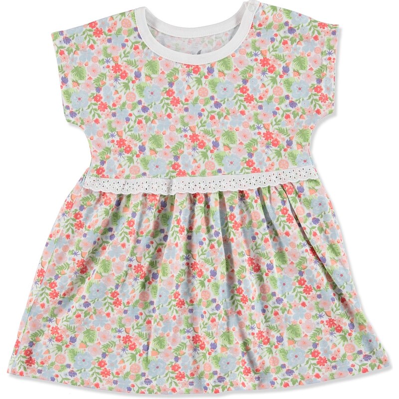 Newborn Fashion Club Tropik Yaz Kız Bebek Elbise - Karışık Renkli