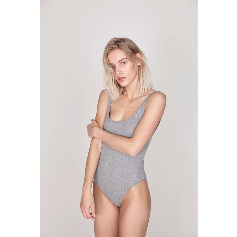 The Sept The Erin - Bodysuit - Taupe The Sept The Erin - Bodysuit - Taupe