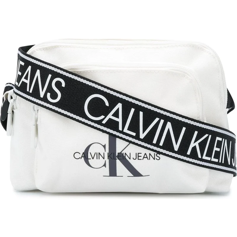 Calvin Klein Jeans Logo-Print Crossbody Bag