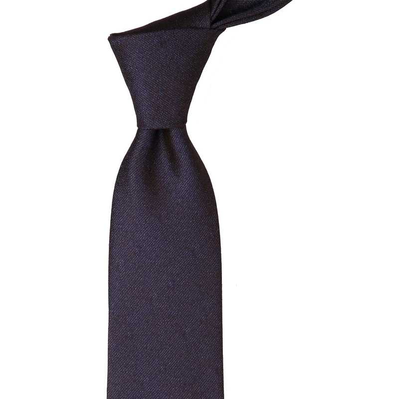 Kravatkolik Brown Sand Pattern Handkerchief Classic Tie KK9426