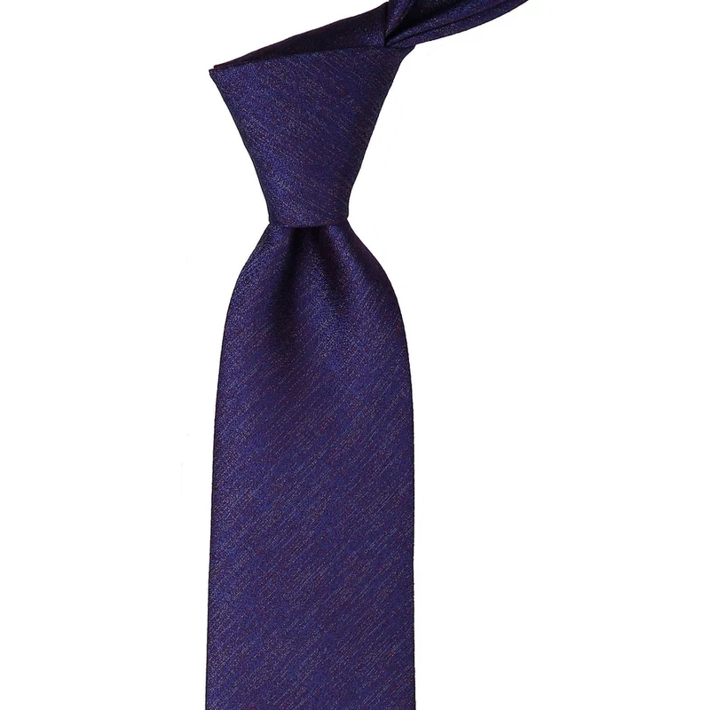 Kravatkolik Damson - Navy Blue Sand Pattern Handkerchief Classic Tie KK9441