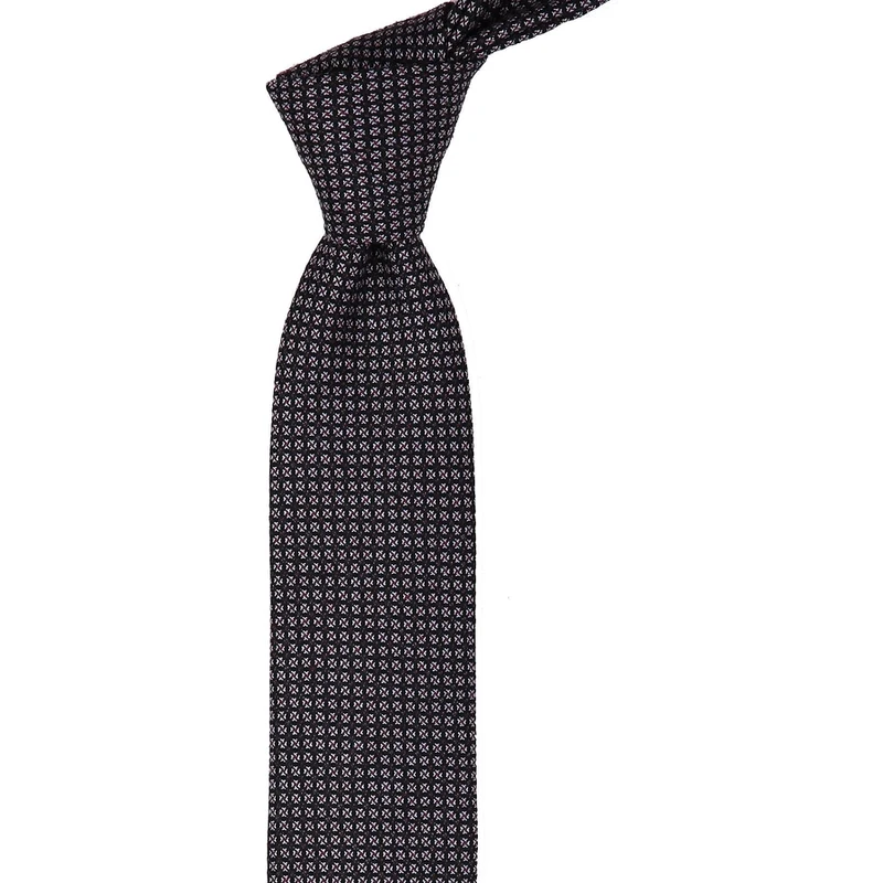 Kravatkolik Black Wool Slim Tie SK7125