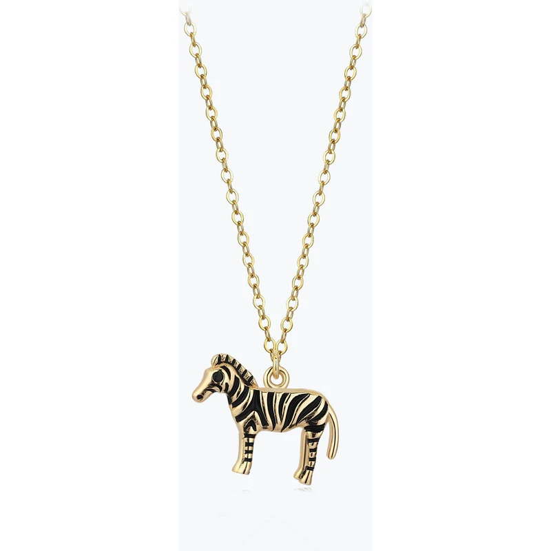 Altınbaş Altın Zebra Kolye