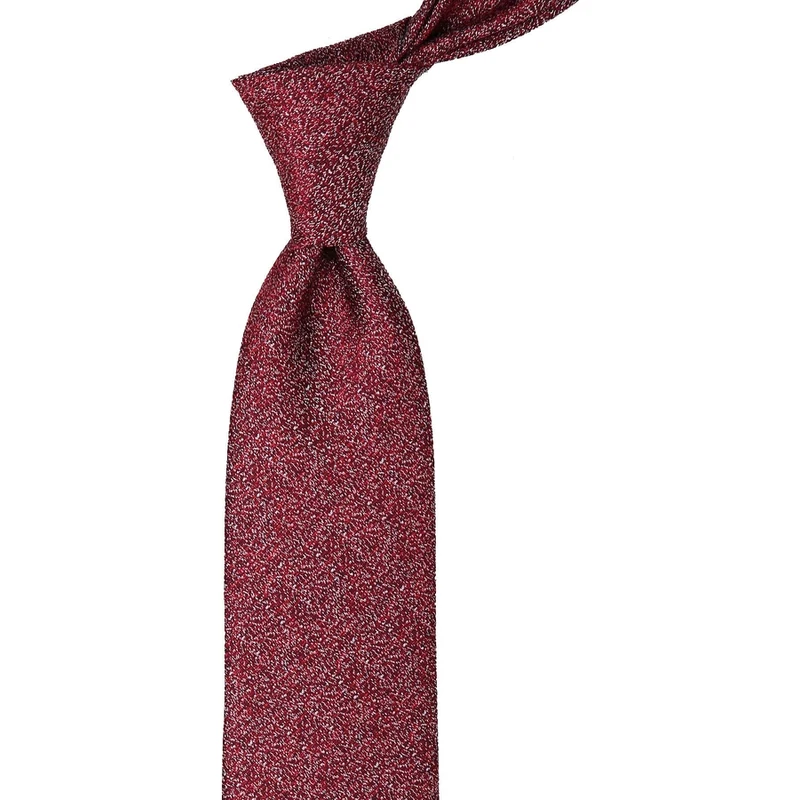 Kravatkolik Red Sand Pattern Handkerchief Classic Tie KK10152
